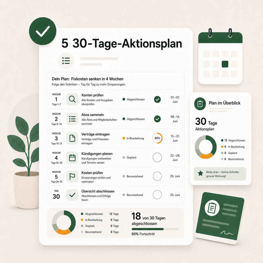5 30 Tage-Aktionsplan